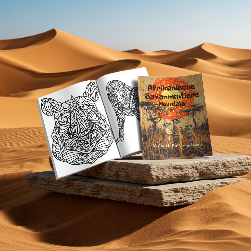 Malbuch Afrikanische Savannentiere Mandalas (PDF)