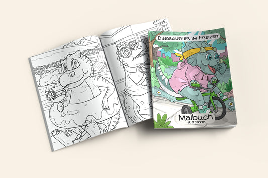 Malbuch Dinosaurier im Freizeit (PDF)