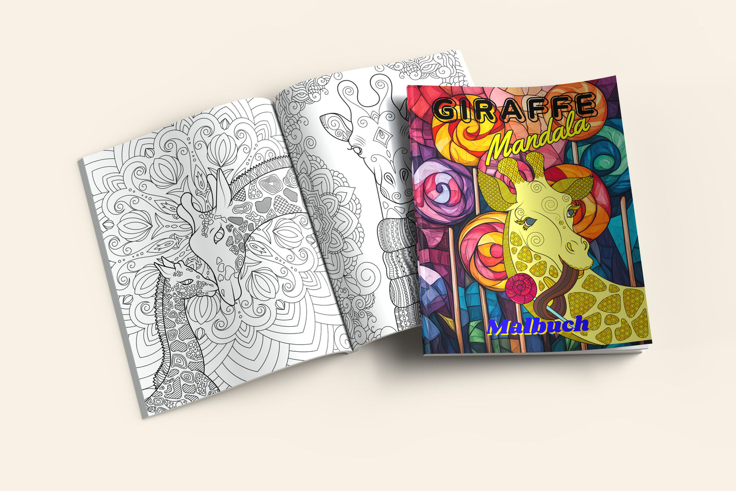 Malbuch Giraffe Mandalas (PDF)