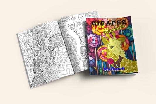 Malbuch Giraffe Mandalas (PDF)