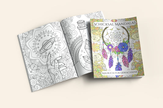 Malbuch Schicksal Mandalas (PDF)