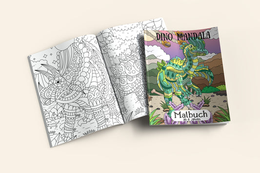 Malbuch Dino Mandalas (PDF)