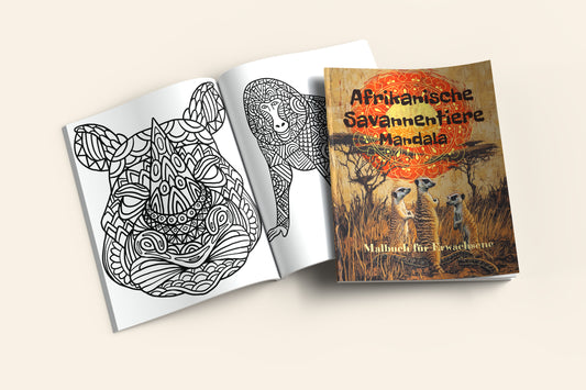 Malbuch Afrikanische Savannentiere Mandalas (PDF)